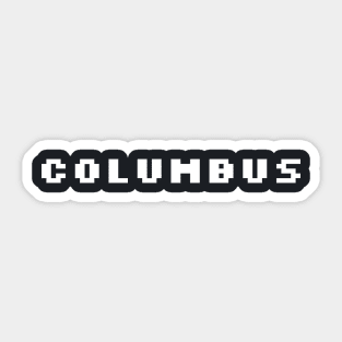 Columbus Sticker